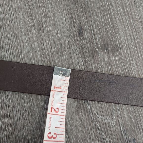 Brown Leather Belt 40 - Picture 5 of 5